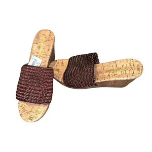 Vintage Y2k early 2000s corkscrew platform heels